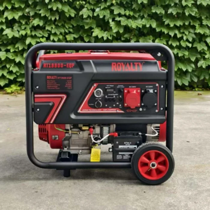 1753077816_94944 موتور برق 12 کیلووات بنزینی سه فاز تک فاز رویالیتی مدل RT19900-EQP - تصویر 1