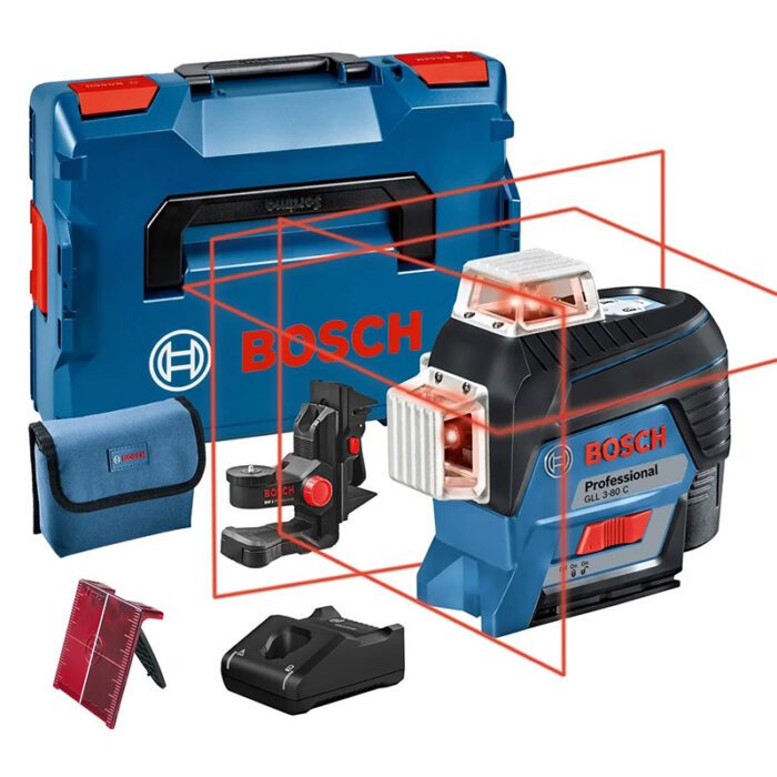تراز لیزری بوش مدل gll 3-80 G تراز لیزری بوش مدل GLL 3-80 G (نو) - تصویر 1