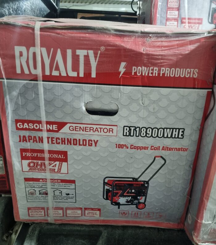 موتور برق بنزینی 12 کیلووات ژاپنی رویالتی مدل ROYALTY RT18900WHE (آکبند) - تصویر 5