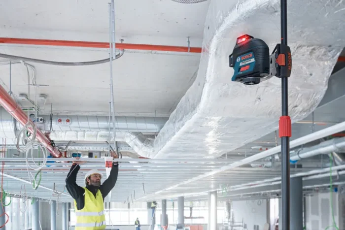 تراز لیزری بوش مدل GLL 3-80 ۳ بعدی ۳ خط ۳۶۰ درجه - تصویر 4