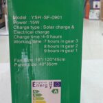 پنکه ایستاده بزرگ شارژی خورشیدی YSH مدل SF-0901 - تصویر 2